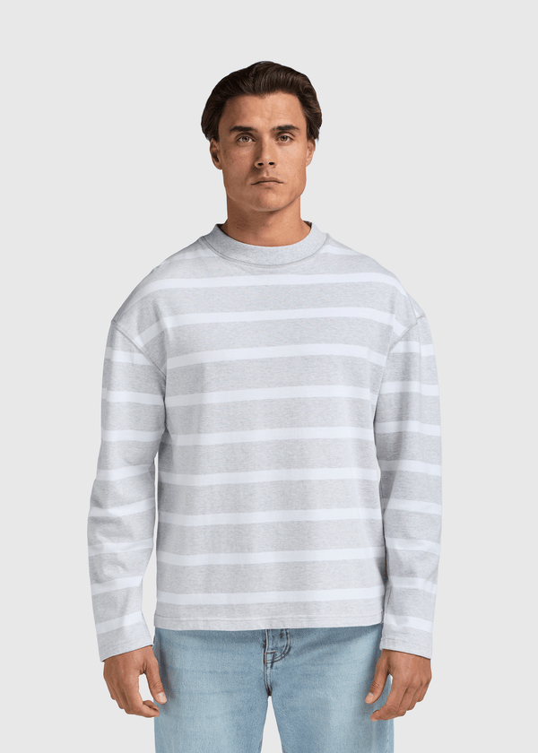 Stripe Longsleeve - Grey Melee