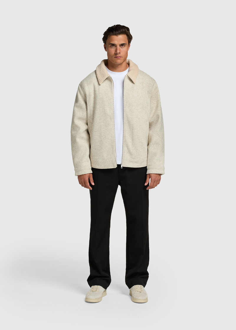Cozy Borg Jacket - Sand