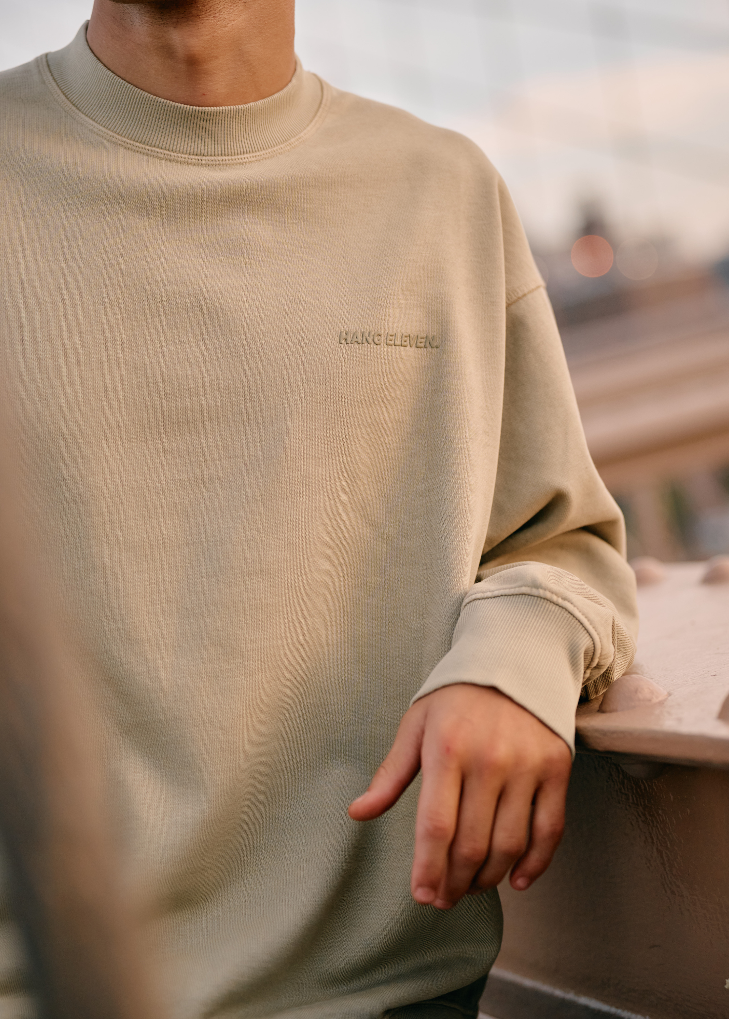 Premium Blanks Crewneck - Slate Green