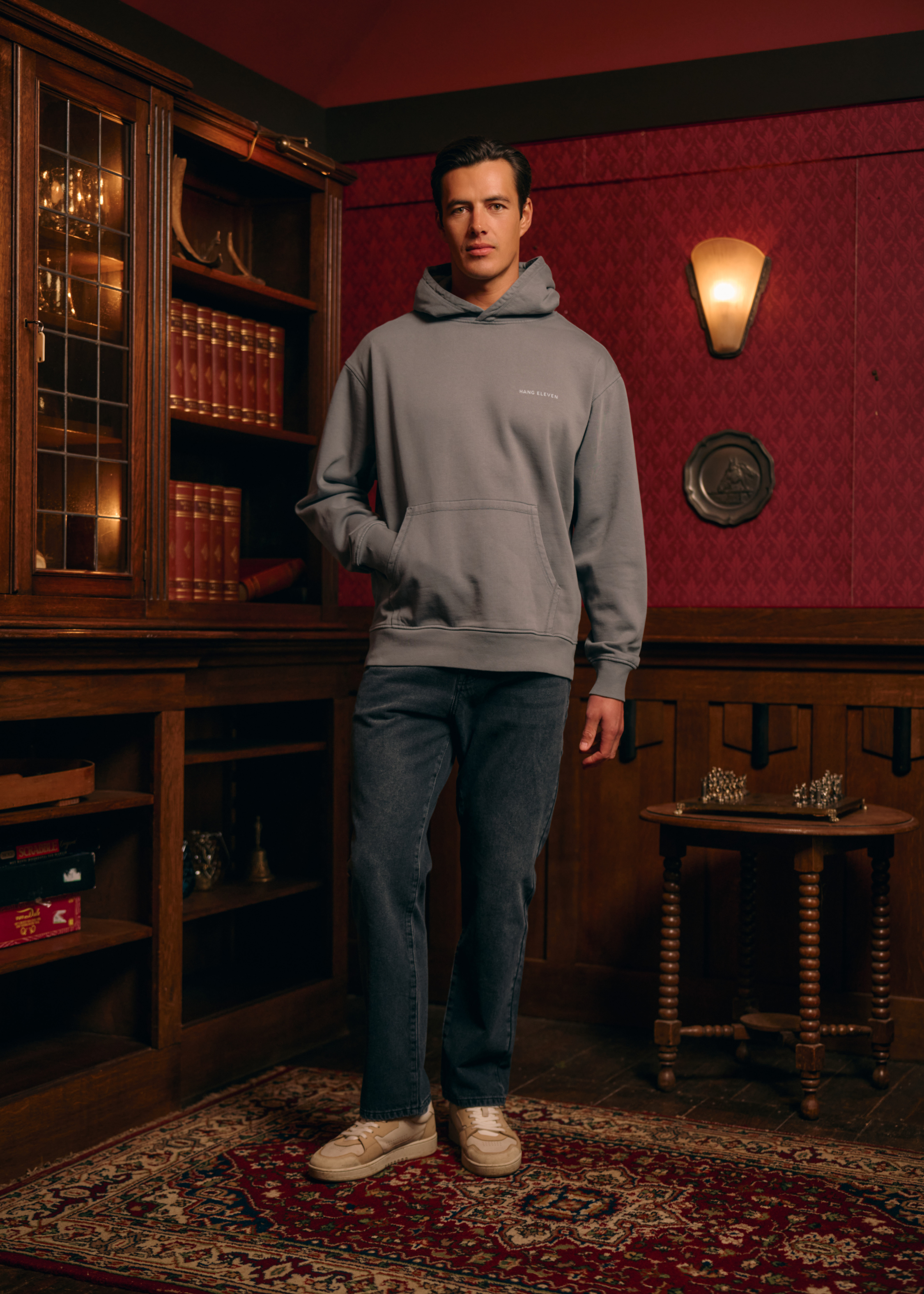 The Blossom Hoodie - Stone Grey