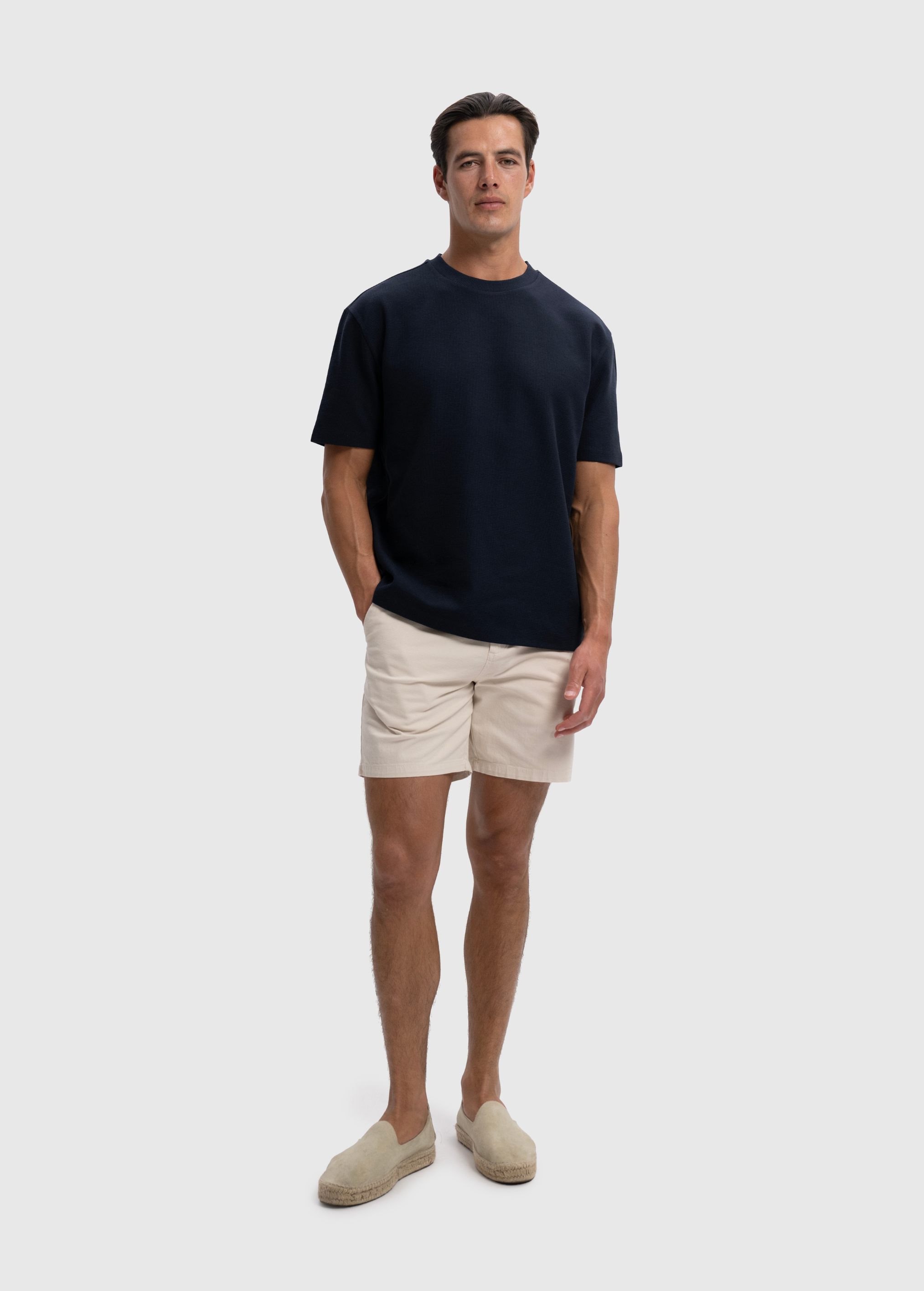 Pique Tee - Navy Blue