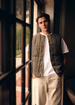 Reversible Teddy Vest - Espresso Brown