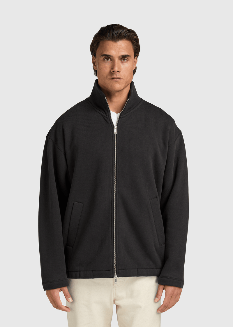 Heavy Full Zip - Midnight Black