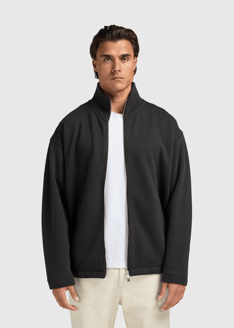 Heavy Full Zip - Midnight Black