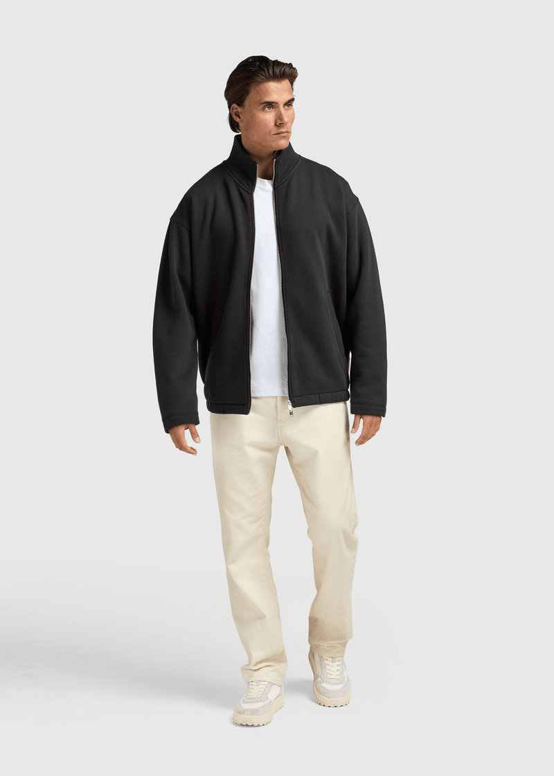 Heavy Full Zip - Midnight Black