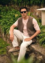 Premium Teddy Vest - Brown