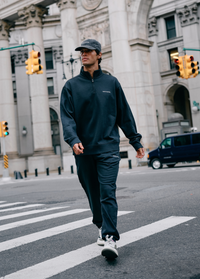 Premium Blanks Half Zip - Acid Wash