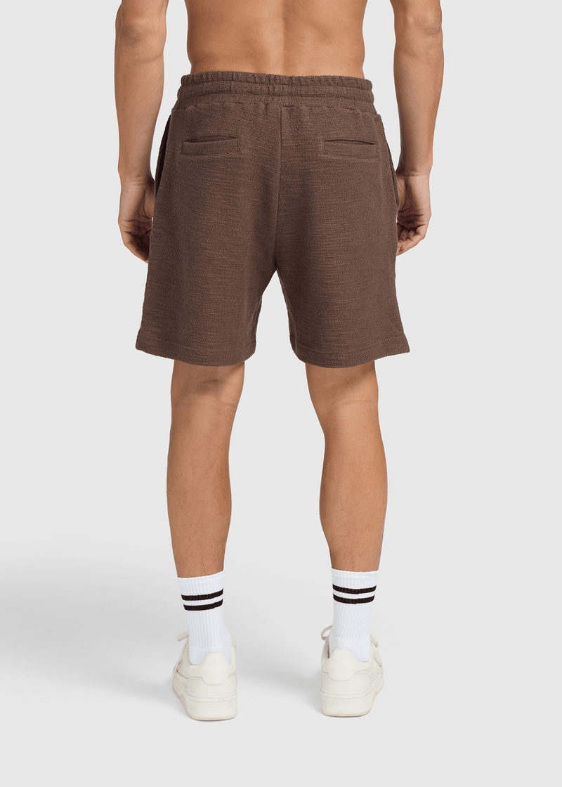 Bouclé Short - Brown