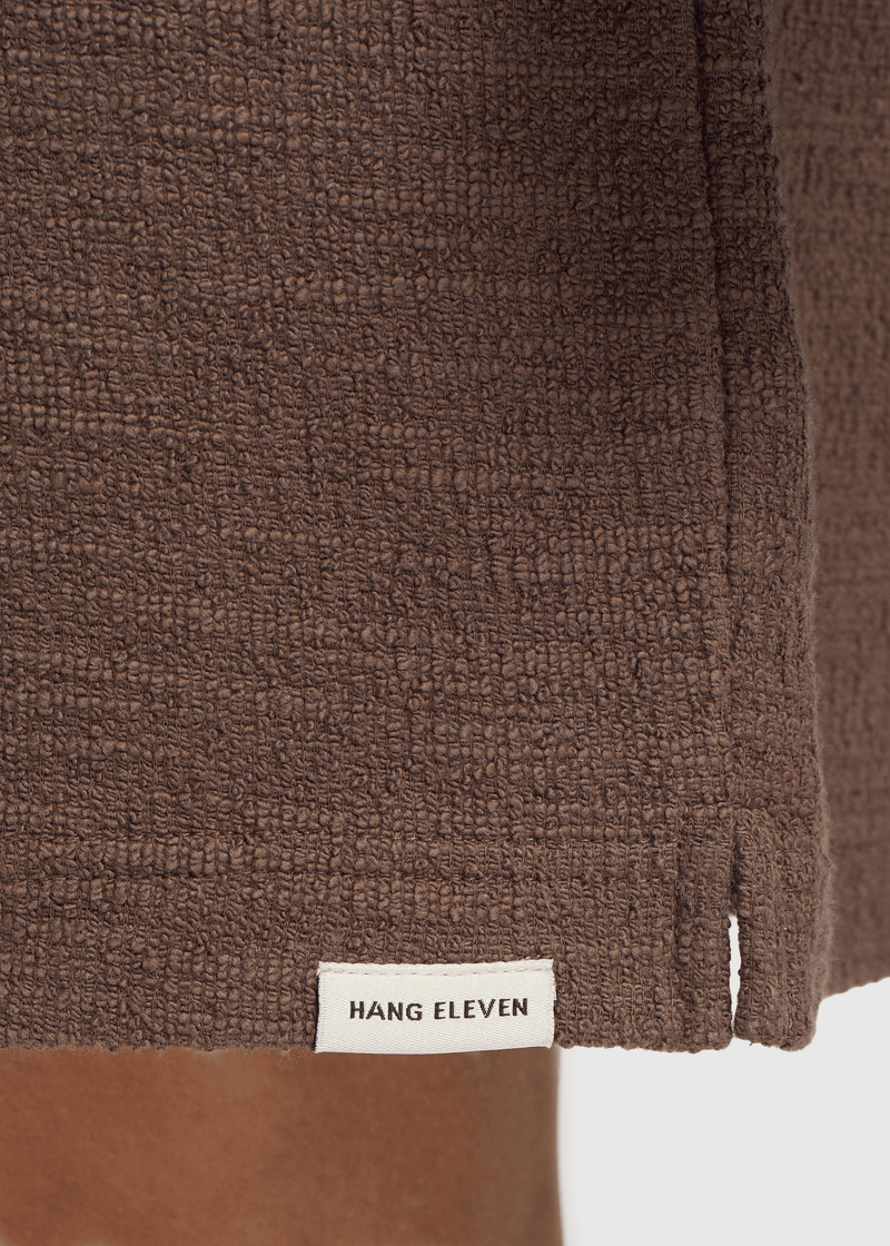Bouclé Short - Brown