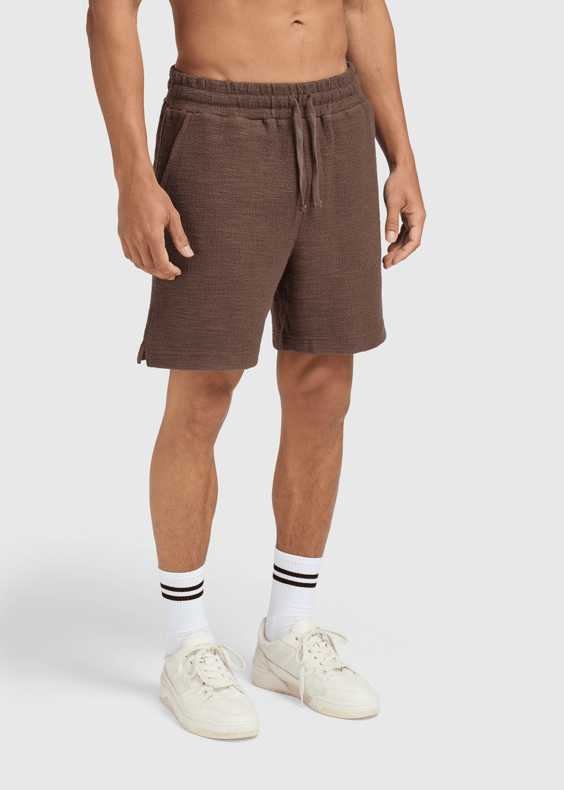 Bouclé Short - Brown