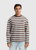 Stripe Longsleeve - Chocolate