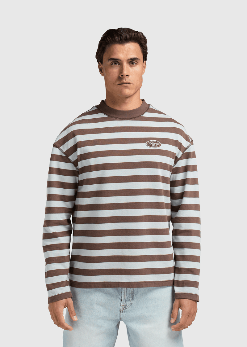 Stripe Longsleeve - Chocolate