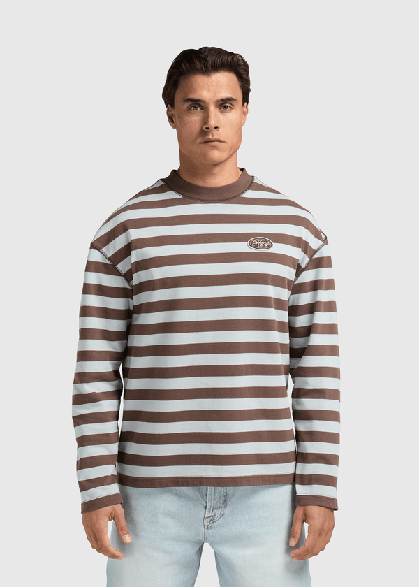 Stripe Longsleeve - Chocolate