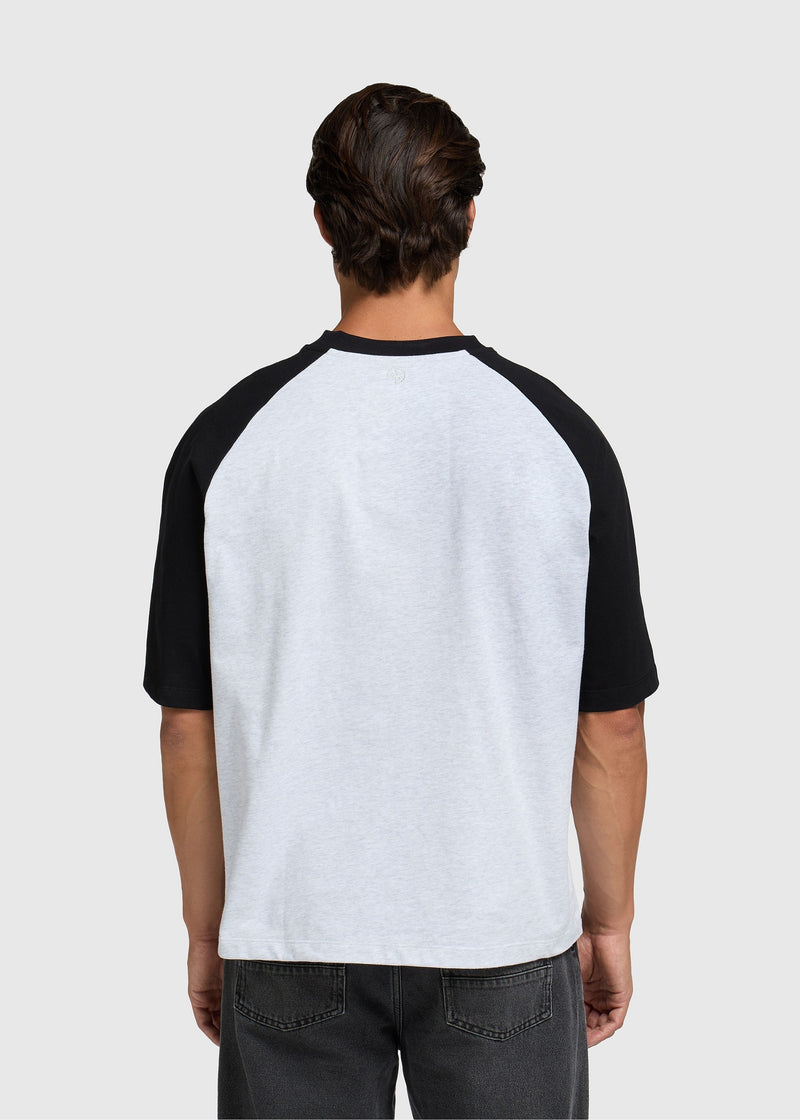 Colourblock T-Shirt – Off-Black