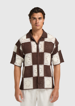 Crochet Shirt - Brown