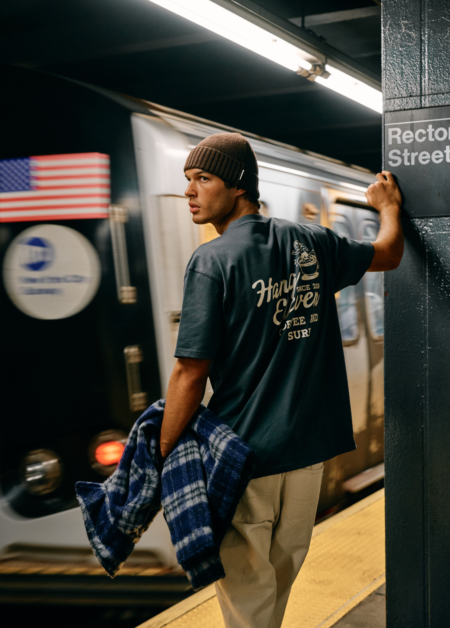 Shop Tee - Navy