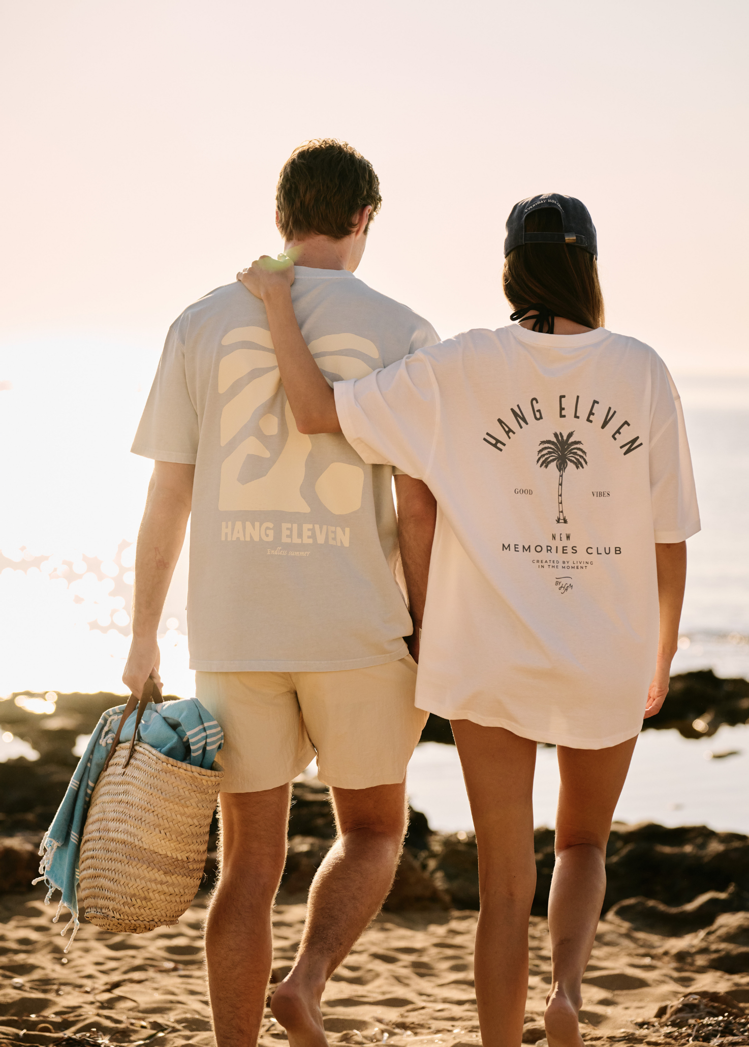 Washed Sunburn tee - Light Blue
