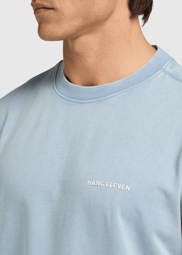 Washed Essential Tee - Light Blue