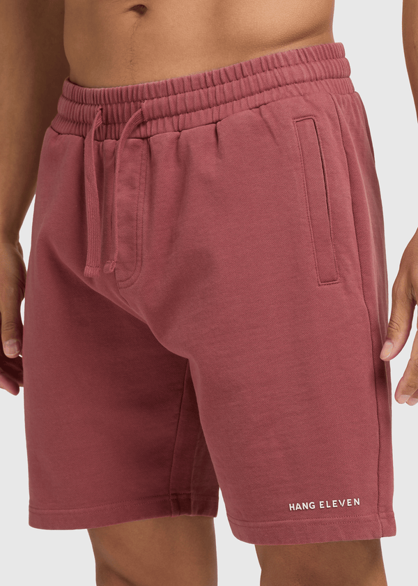 Essential Sweat Short - Deep Red