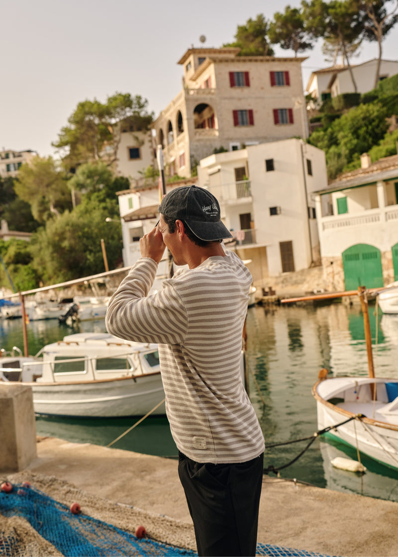 Structure Stripe Longsleeve - White Sand