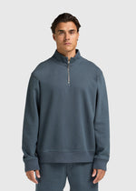 Vintage Washed Half Zip - Ombre Blue