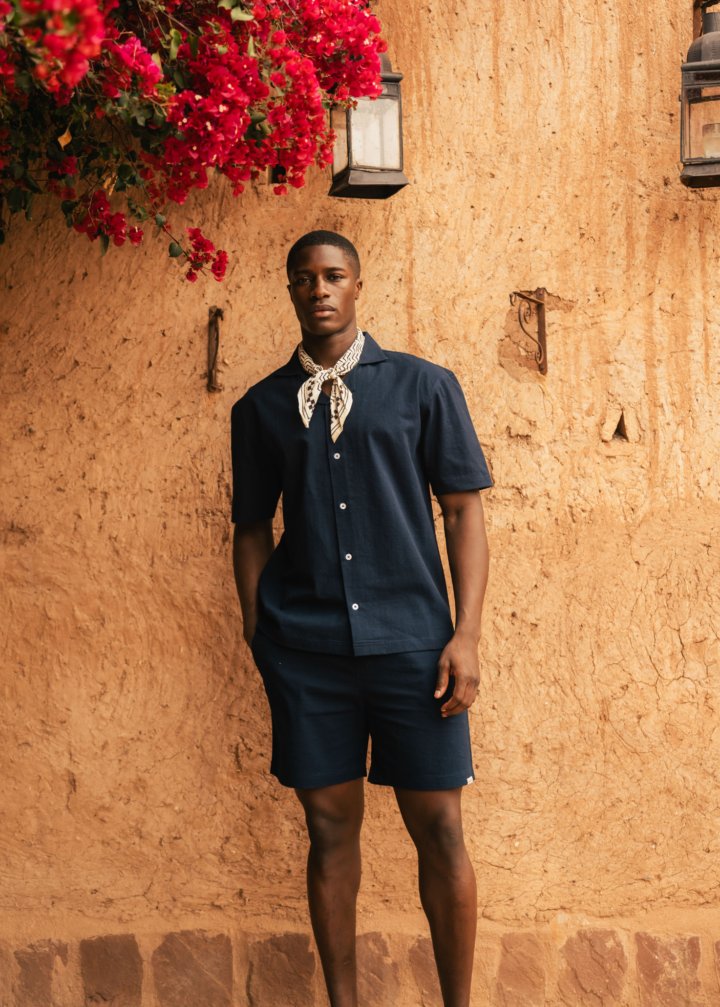 Uni Slub Shirt - Navy Blue