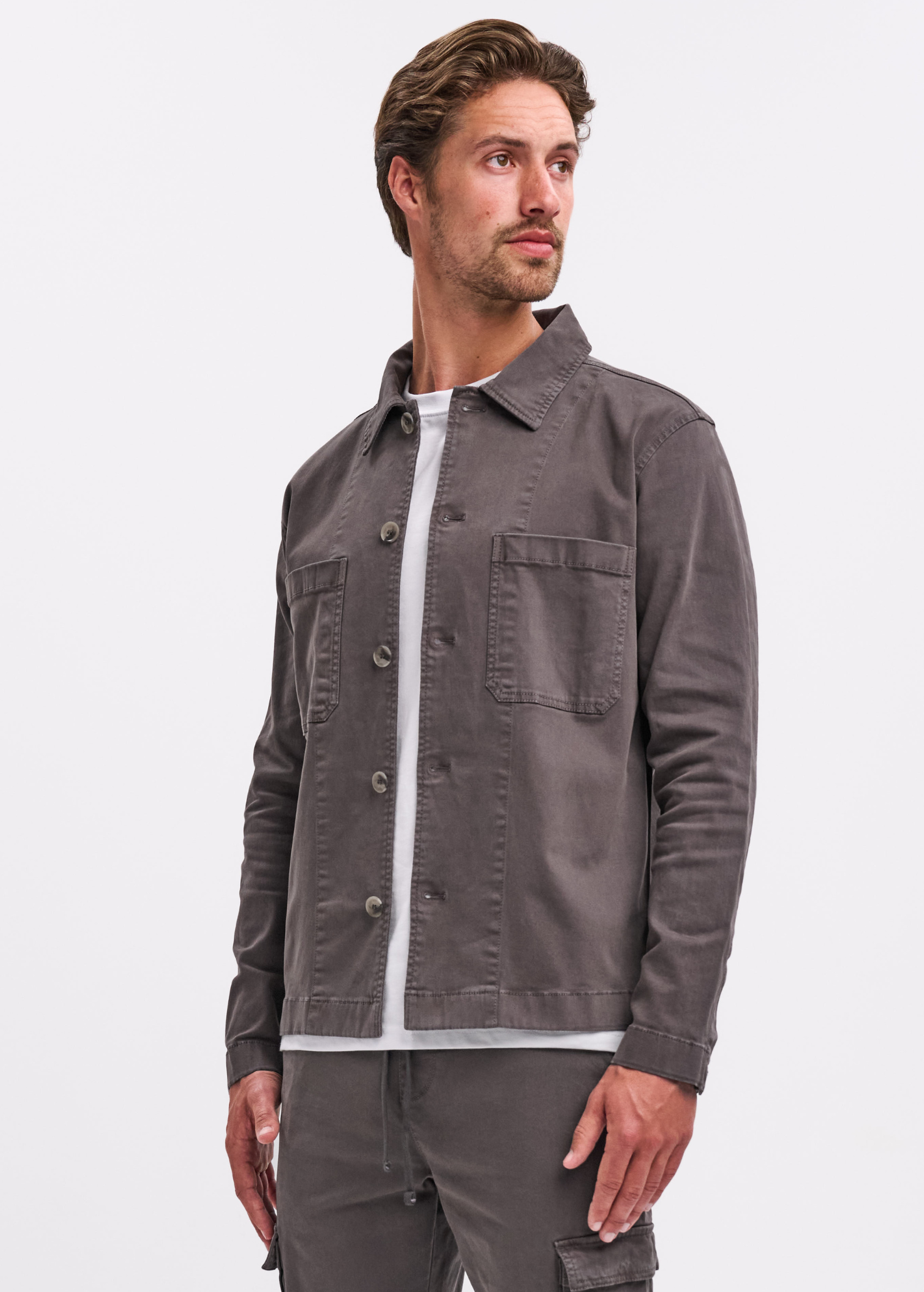 Worker Jacket - Washed Brown