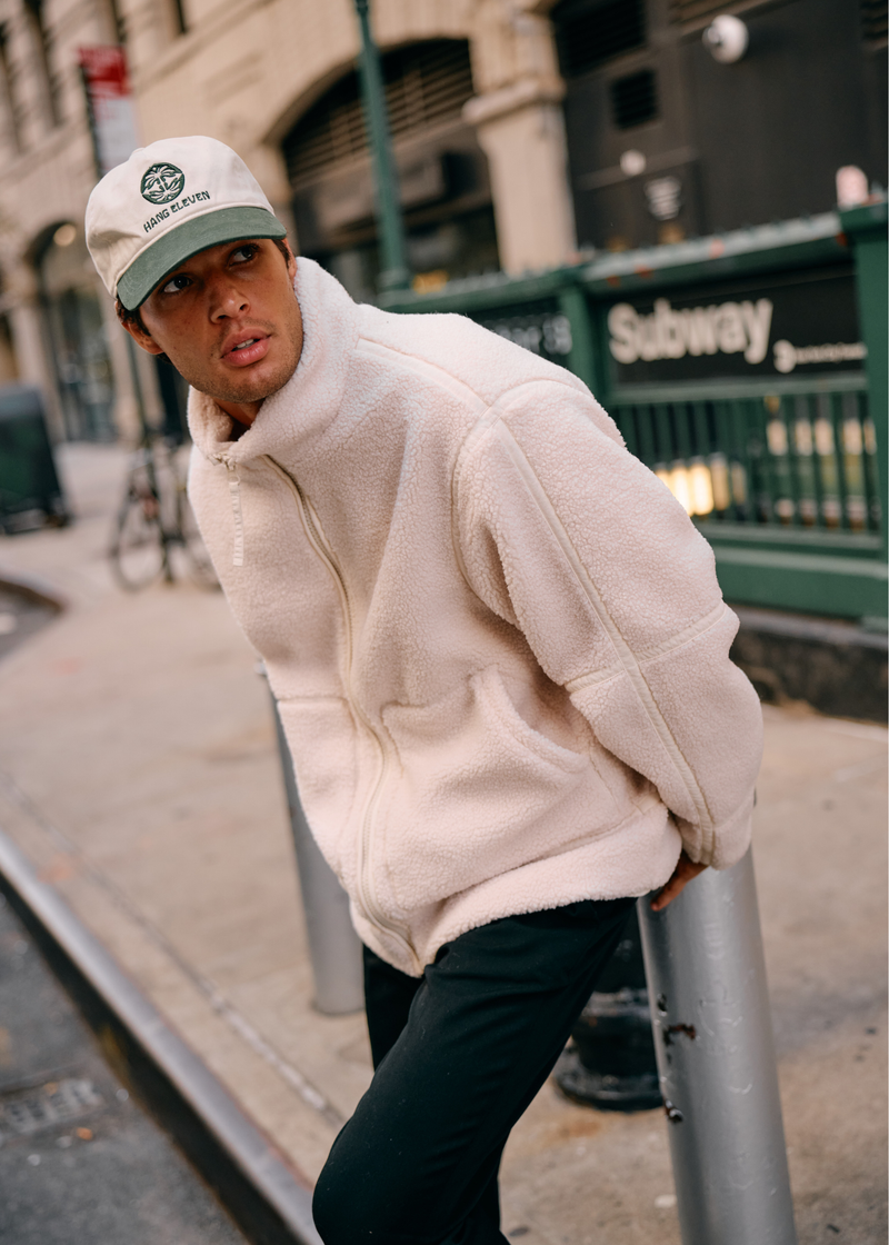 Teddy Tape Jacket - White Sand
