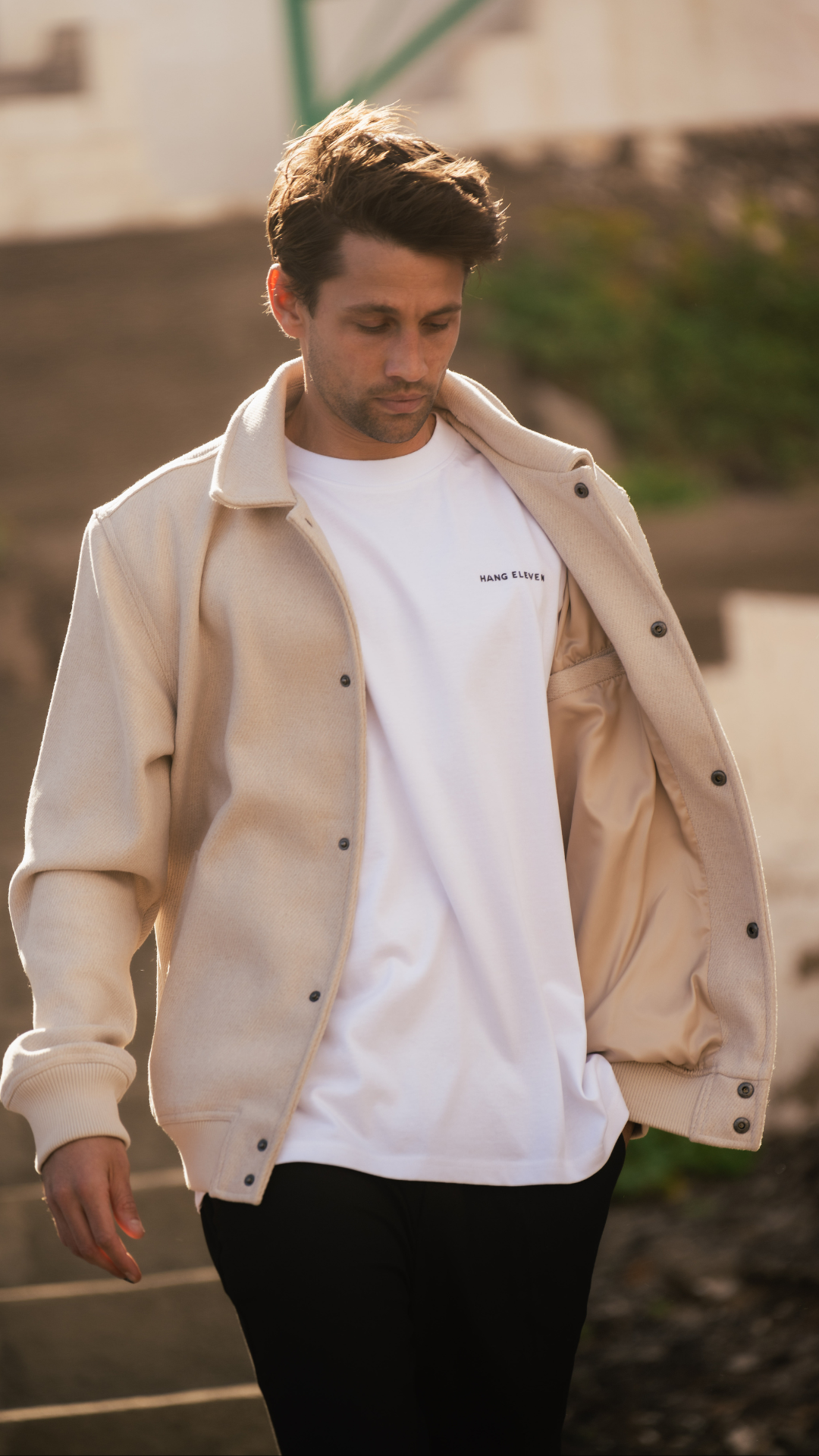 Varsity Jacket - Sand