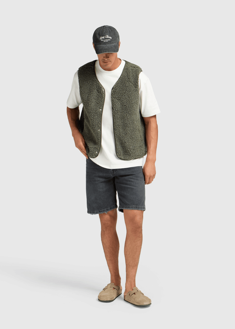 Premium Teddy Vest - Green