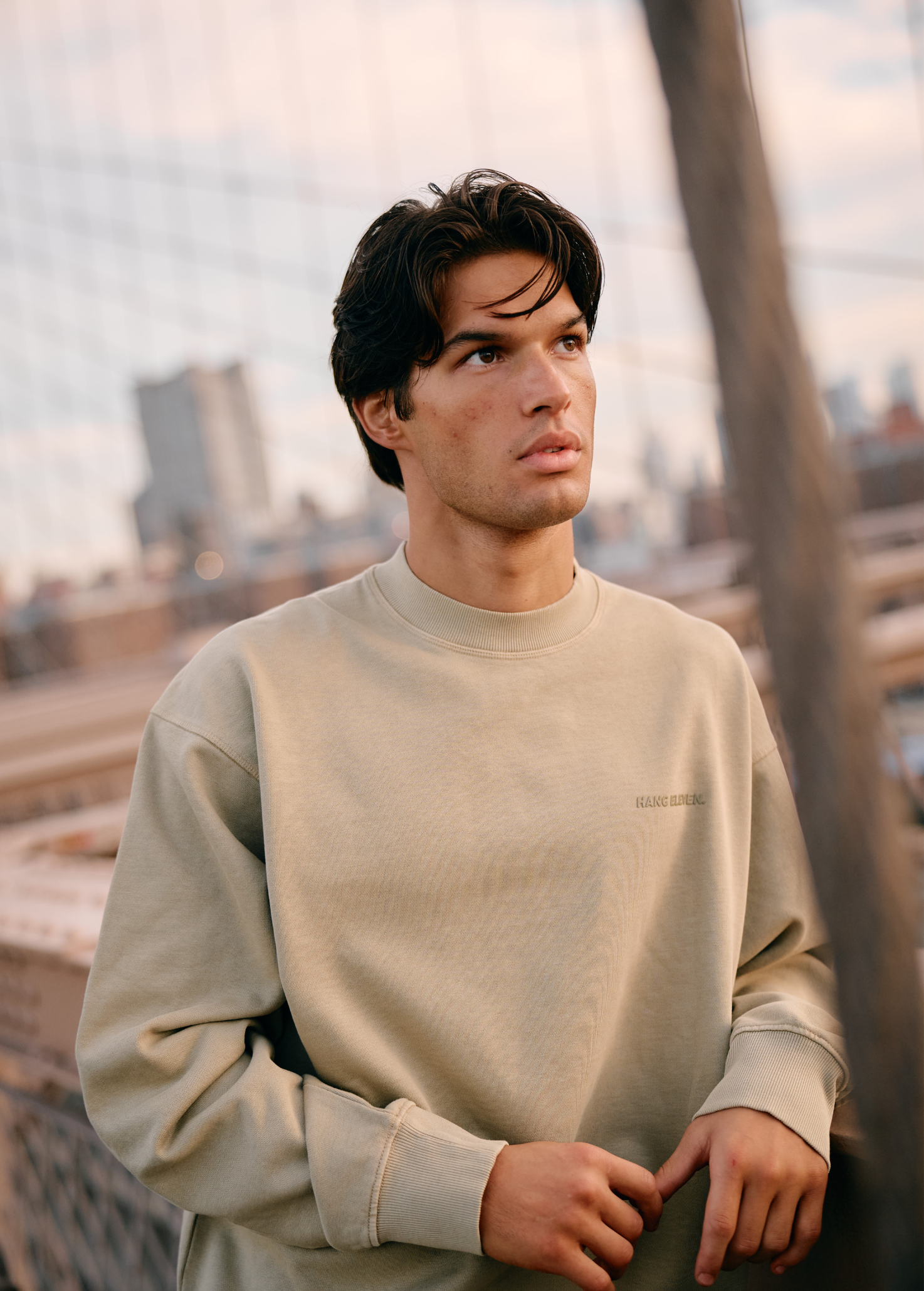 Premium Blanks Crewneck - Slate Green