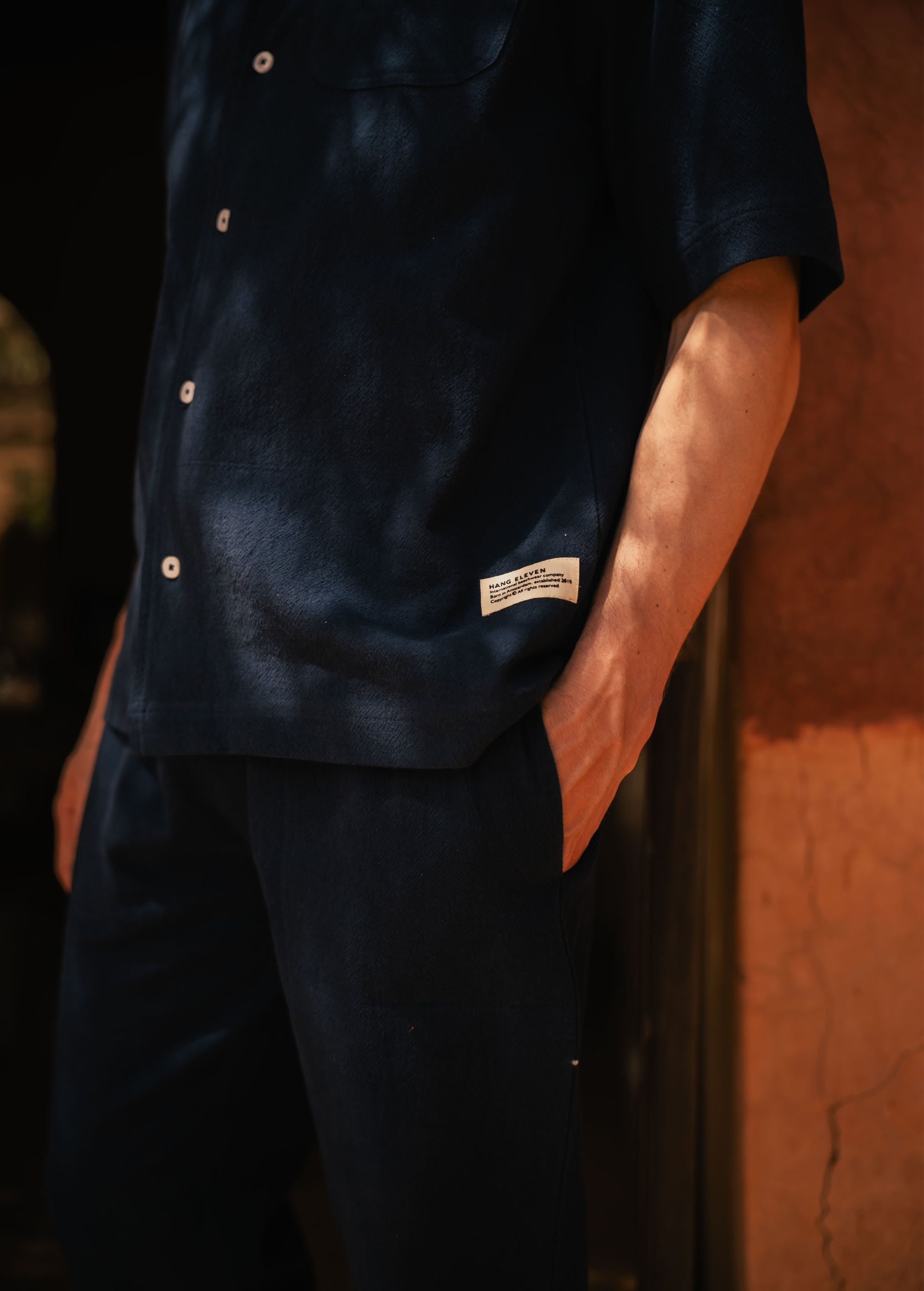 Structure Shirt - Navy Blue