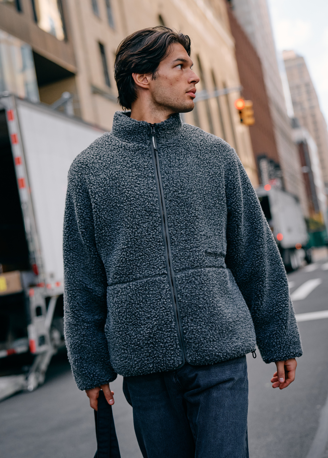 Teddy Snow Jacket - Anthracite