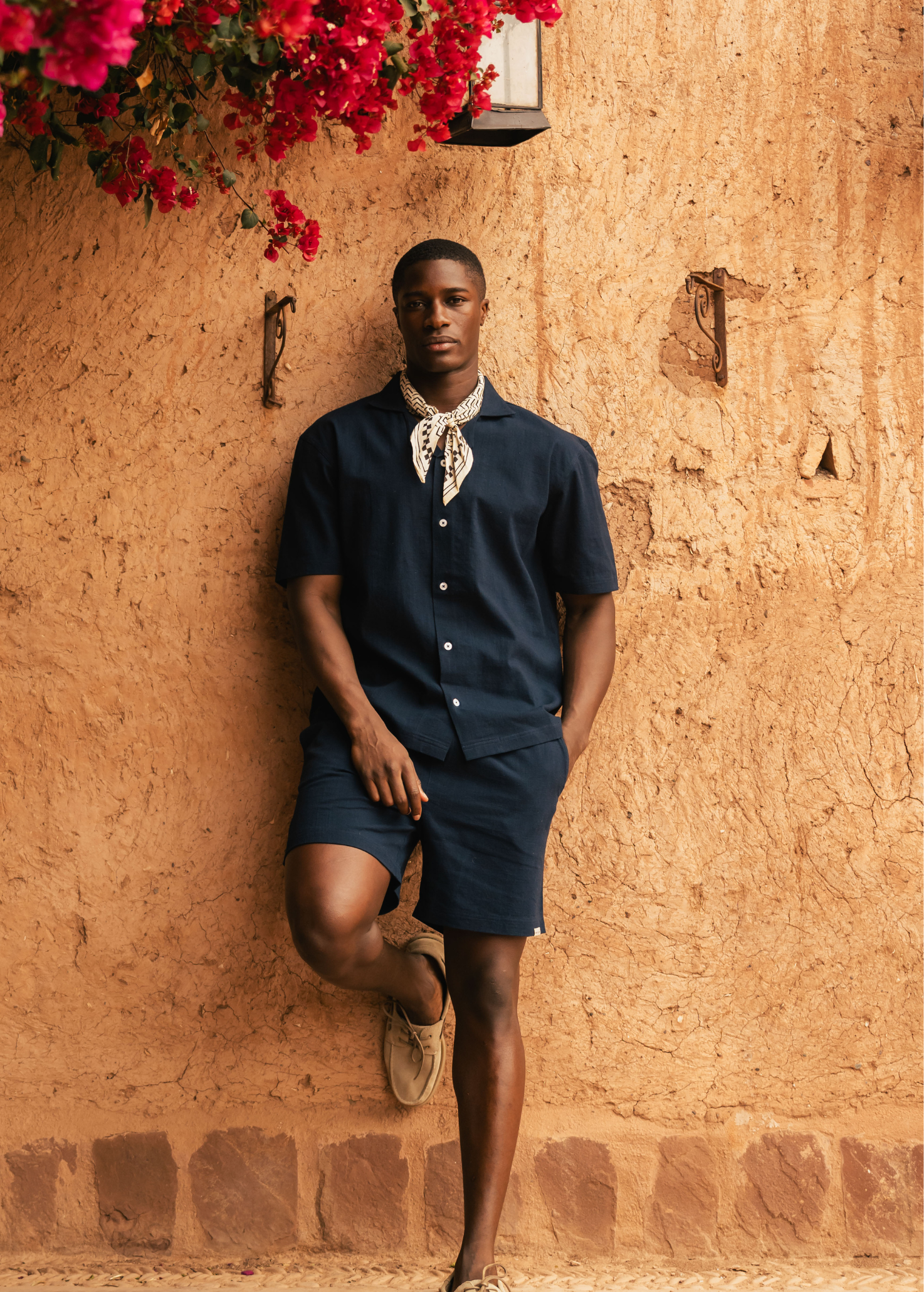 Uni Slub Shirt - Navy Blue