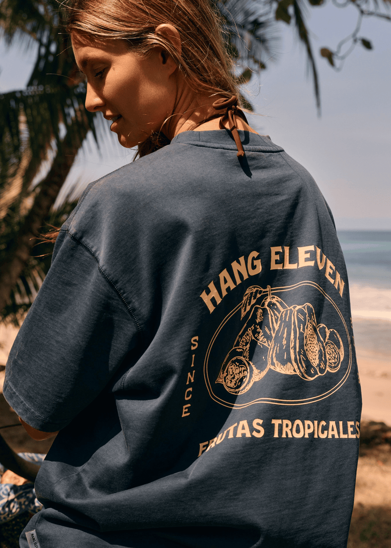 Tropical Tee - Marineblau