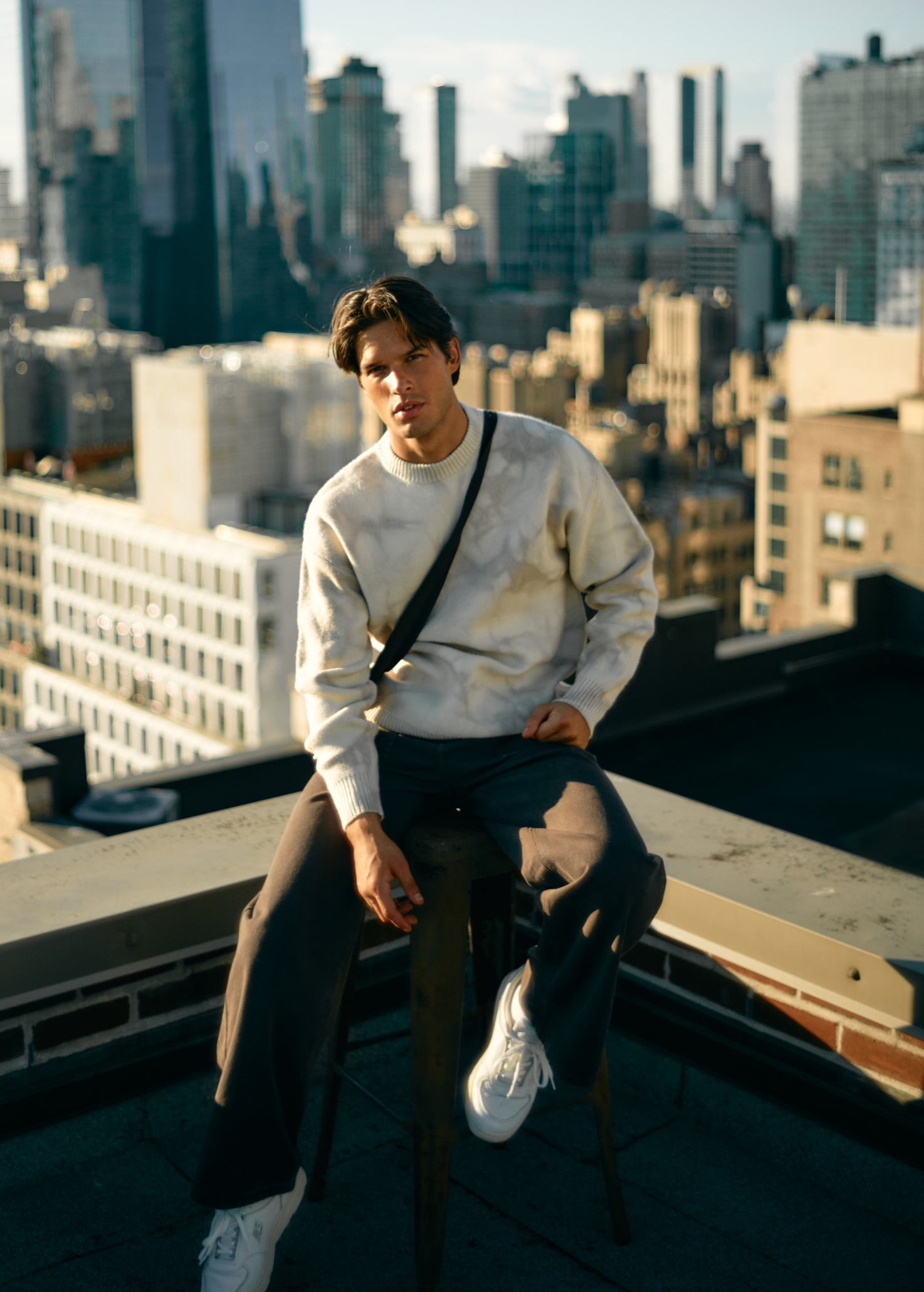 Cloud Knit Crewneck - Sand