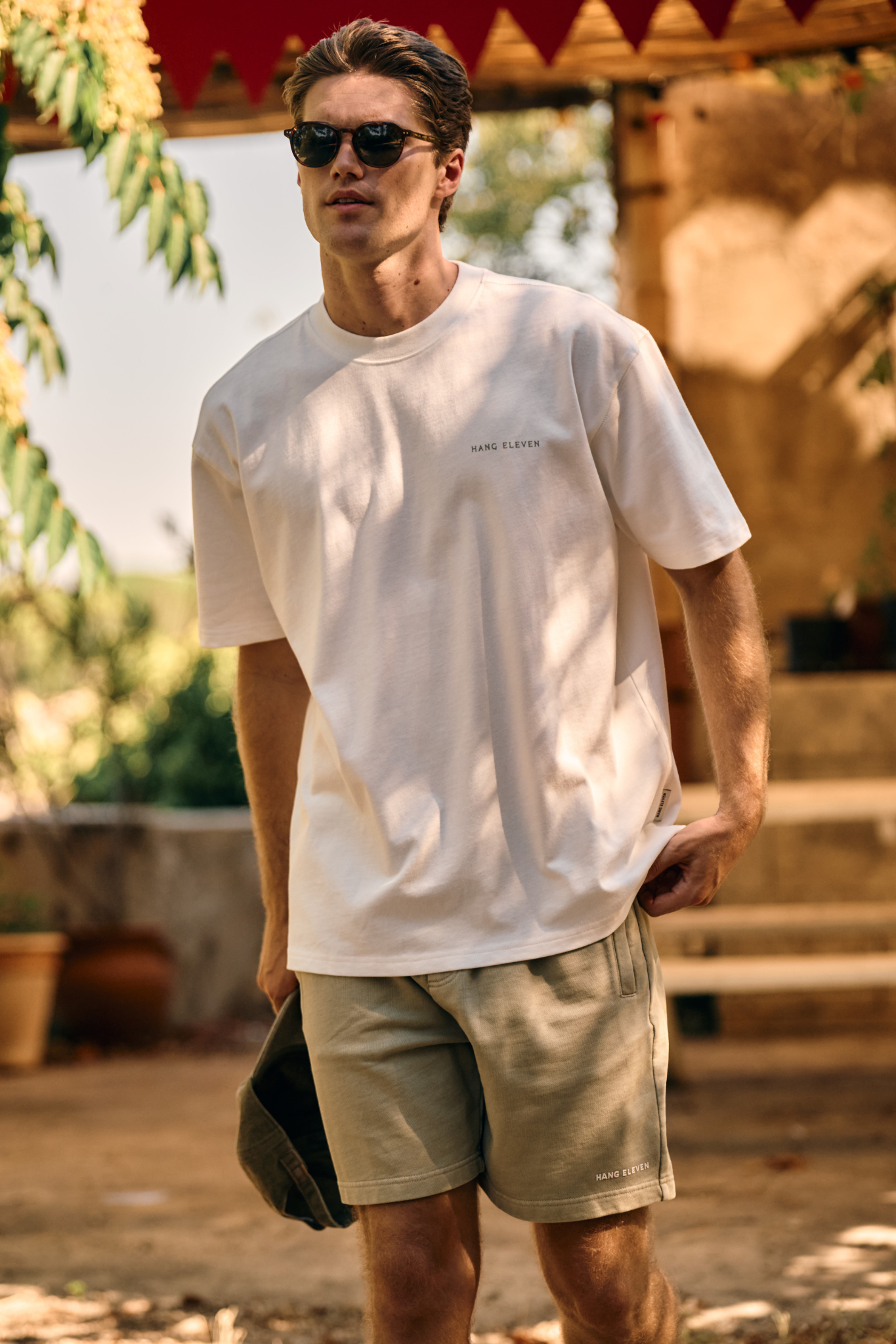 Olive Tee - Off White