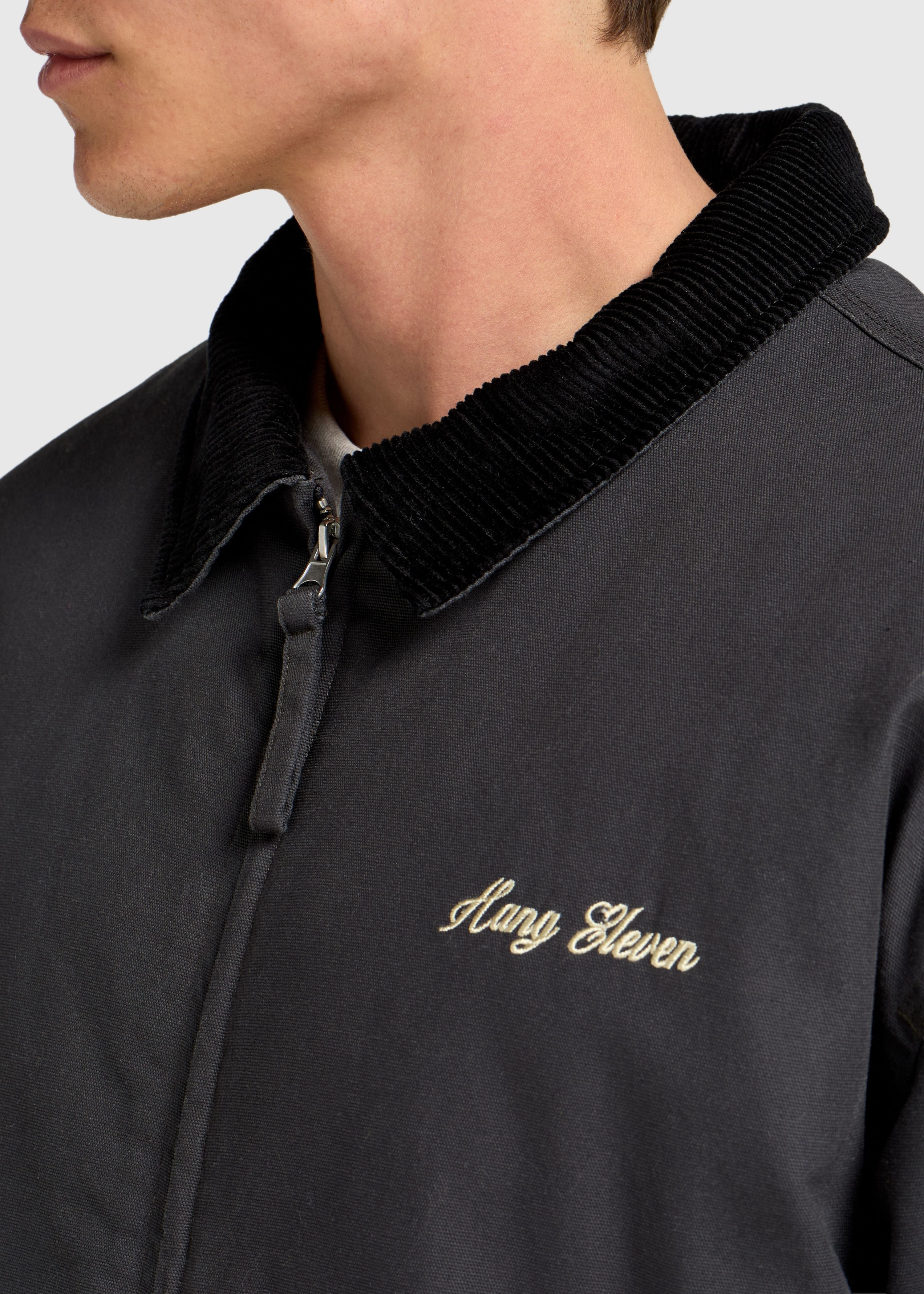 Premium Worker Jacket - Midnight Black