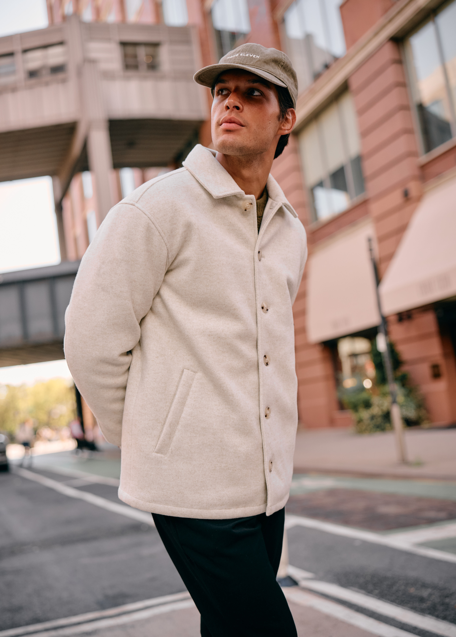 Padded Overshirt - White Sand