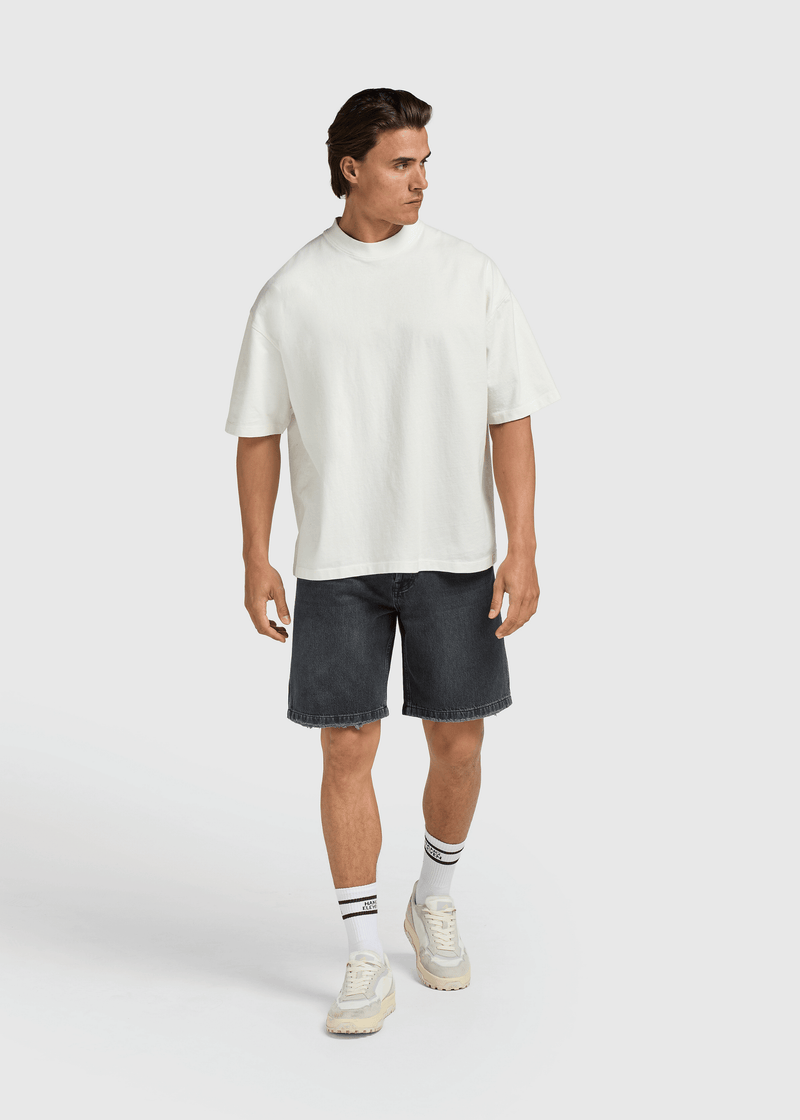 T-shirt ample vintage - Blanc