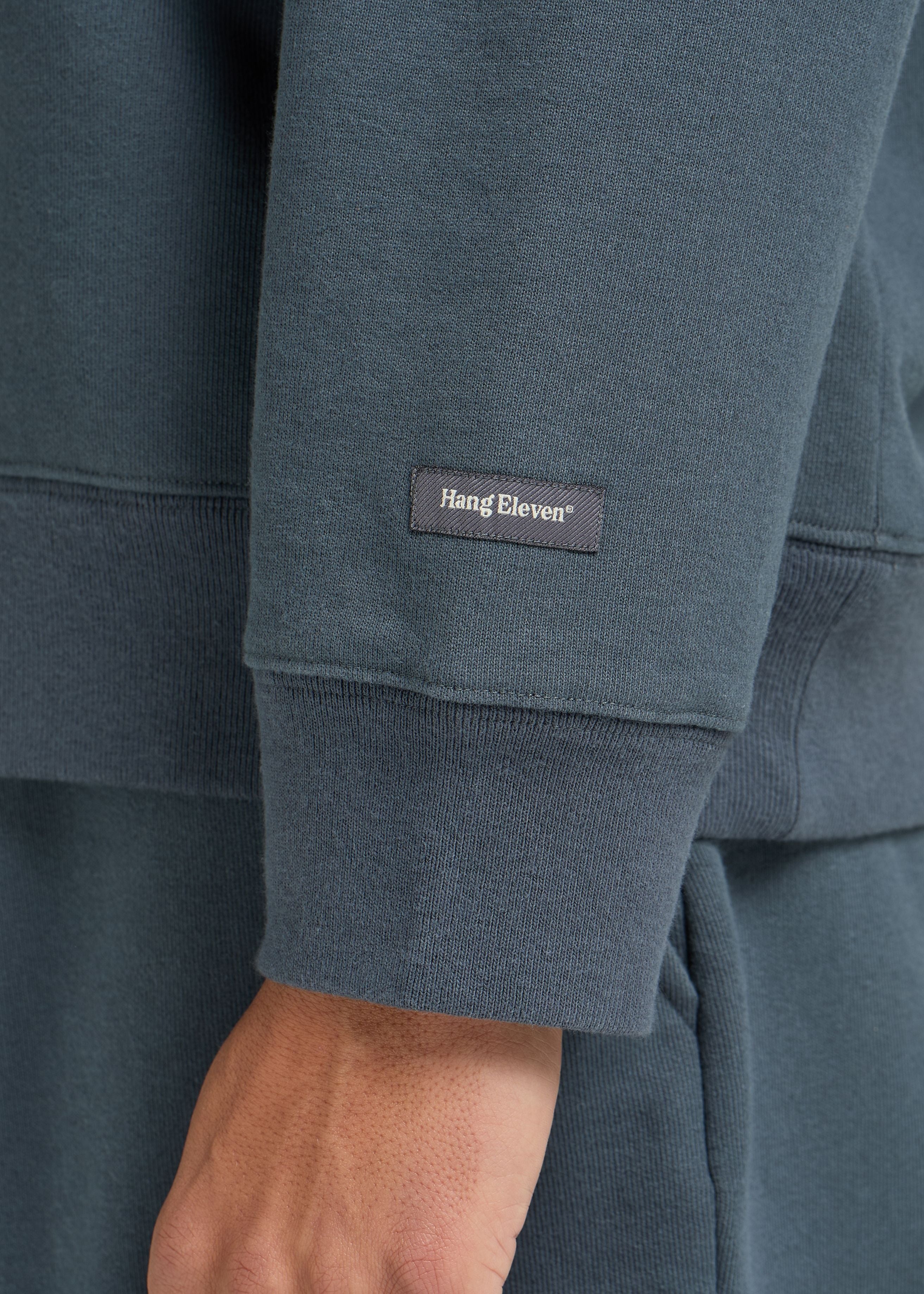 Vintage Washed Rugby polo - Ombre Blue