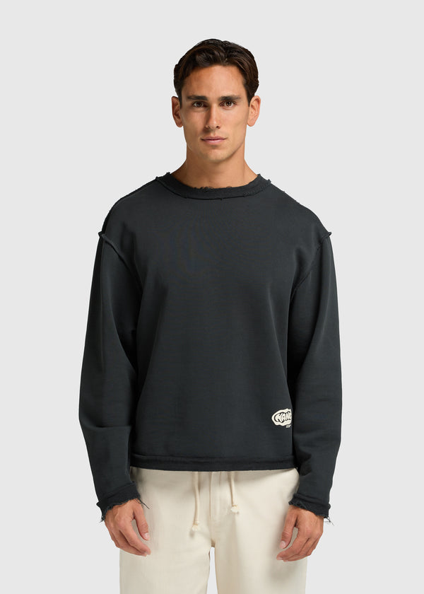 The Raw Crewneck - Off Black