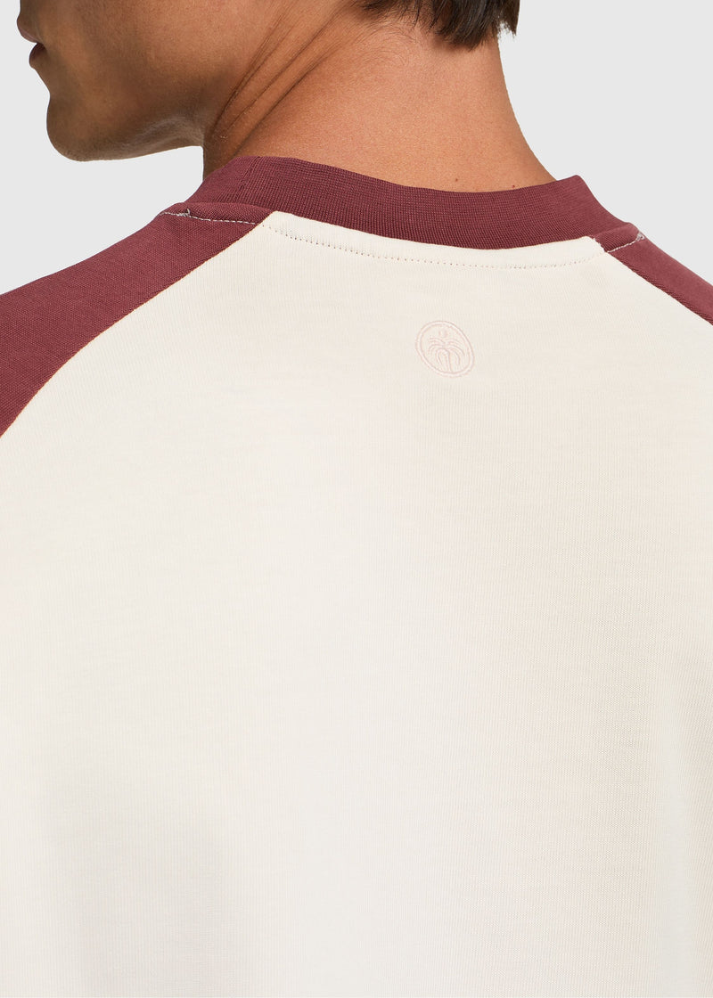 Colour Block Longsleeve - Red