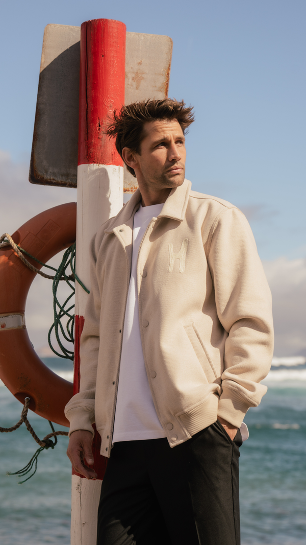 Varsity Jacket - Sand