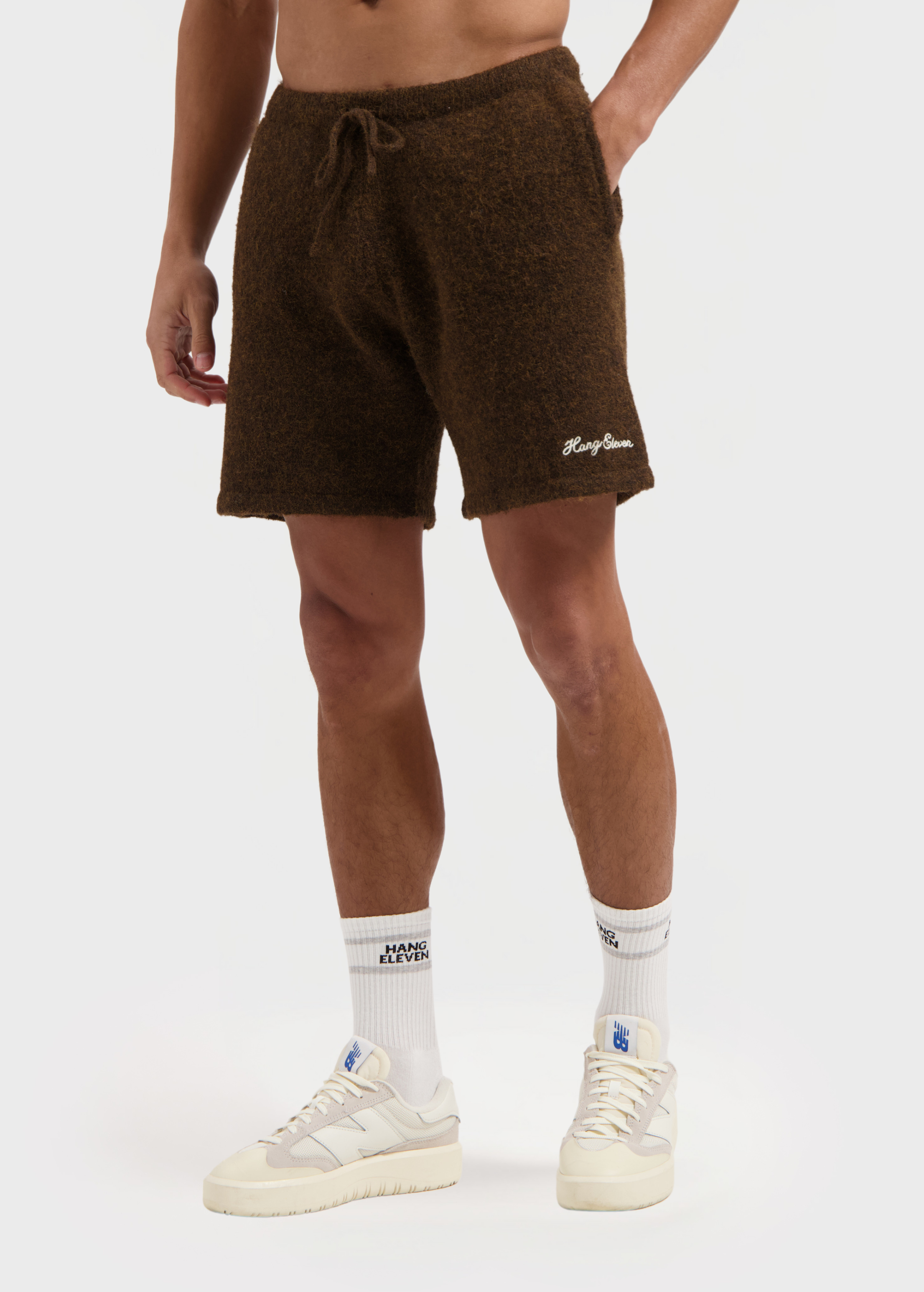 Soft Knitted Short - Brown