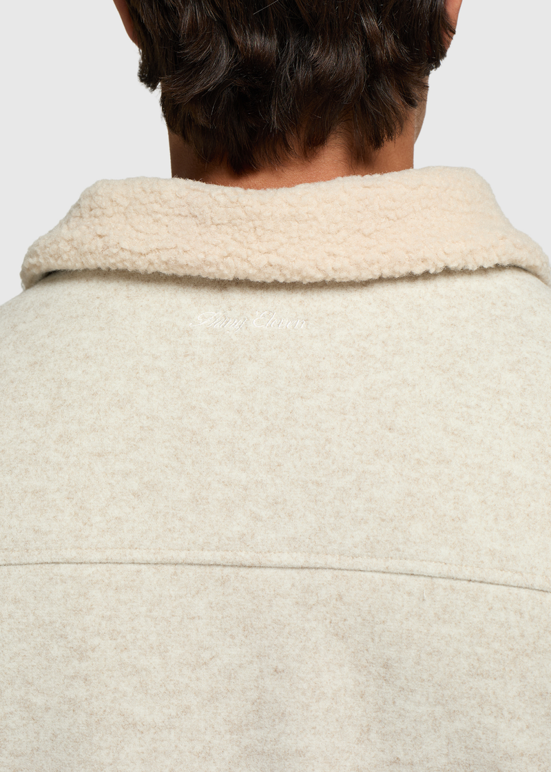 Cozy Borg Jacket - Sand
