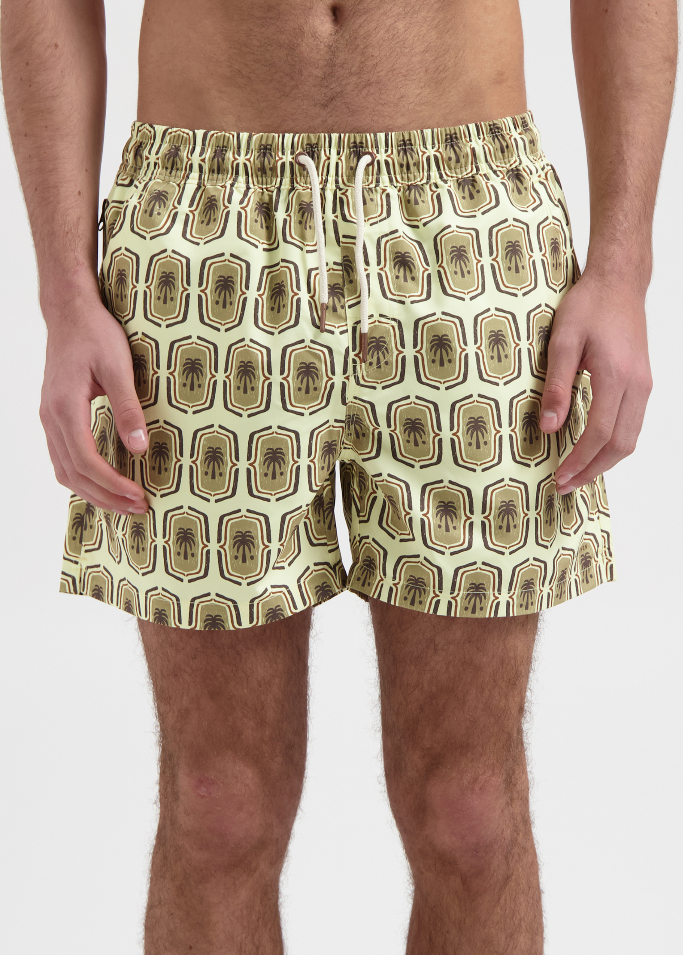 Palm Badge Swim Short - Sand