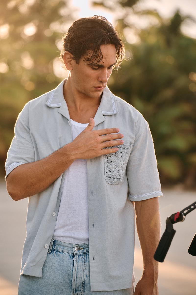 Soft Shore Resort Shirt - Light Blue