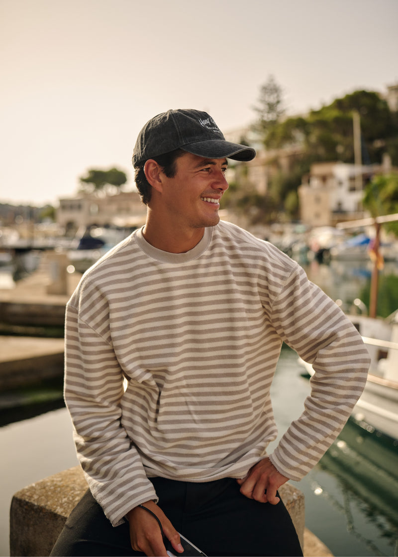 Structure Stripe Longsleeve - White Sand
