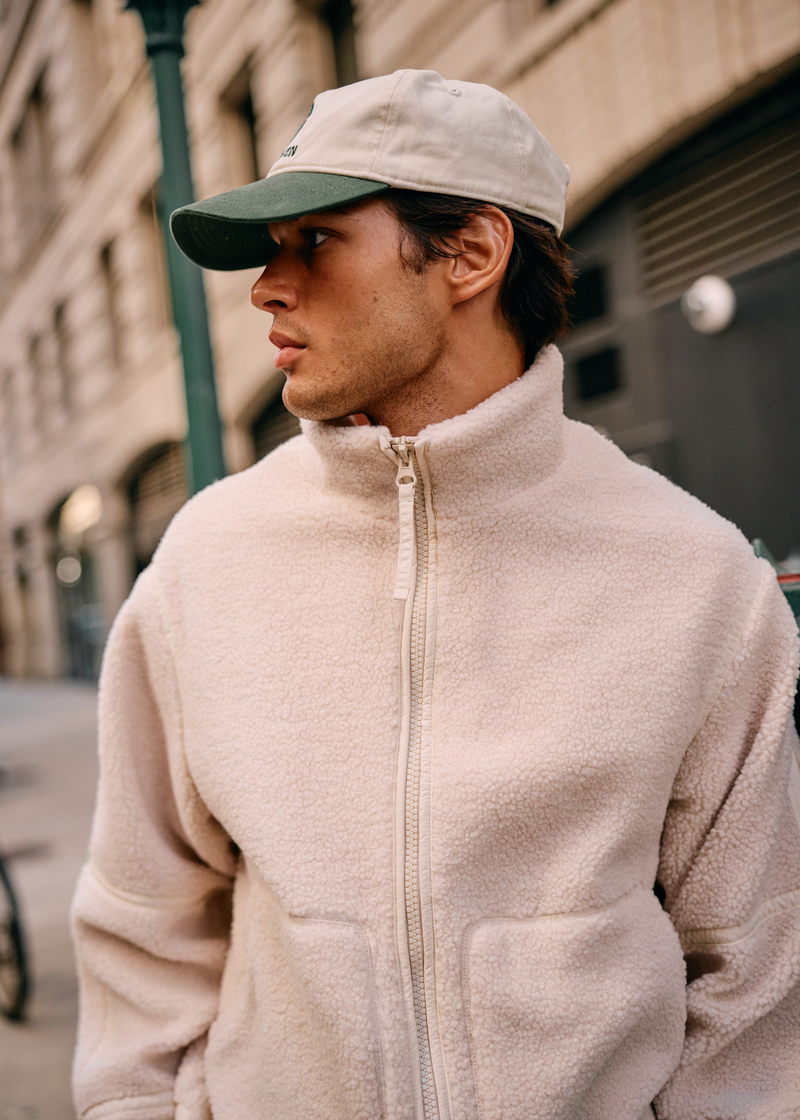 Teddy Tape Jacket - White Sand